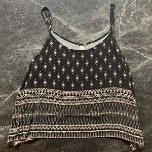 Mudd flowy cropped tank